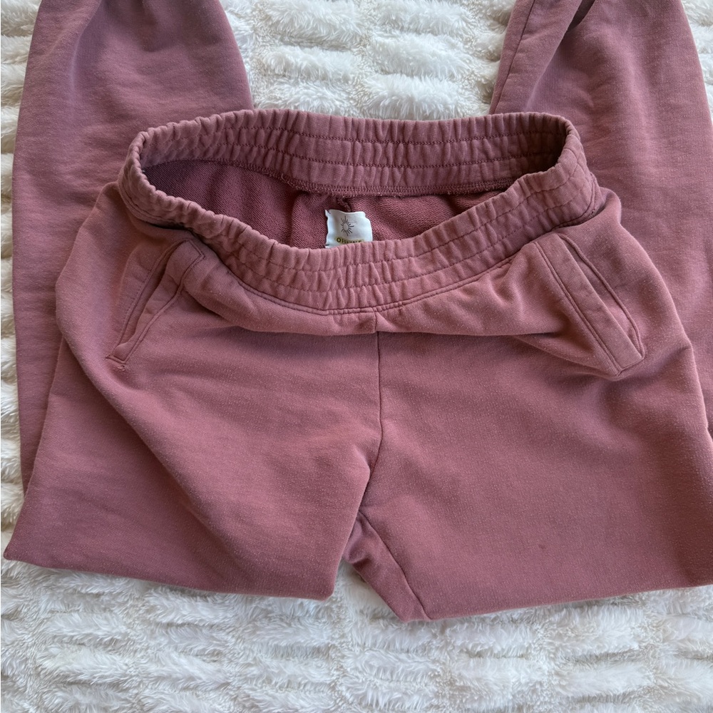 Offline by Aerie Jogger Sweatpants Rose /Mauve Sz Wmns Medium